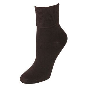 Jefferies Socks Women's Organic Cotton Turn Cuff Socks